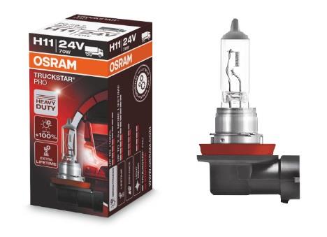 Лампа галогенная Osram TruckStar Pro +100% H11 24V 70W (64216TSP) Osram 64216TSP