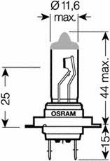 Лампа галогенная H7 12V 65W (64217) Osram 64217