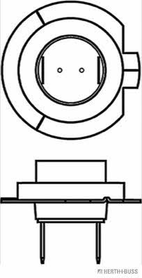 Лампа галогенная H+B Elparts +50% H7 12V 55W (89901291) H+B Elparts 89901291