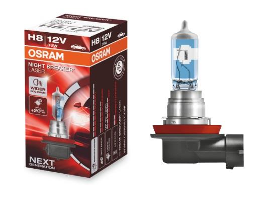 Лампа галогенная Osram Night Breaker Laser +150% H8 12V 35W (64212NL) Osram 64212NL