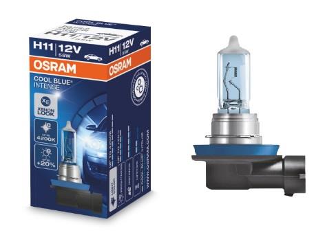 Лампа галогенная Osram Cool Blue Intense H11 12V 55W (64211CBI) Osram 64211CBI