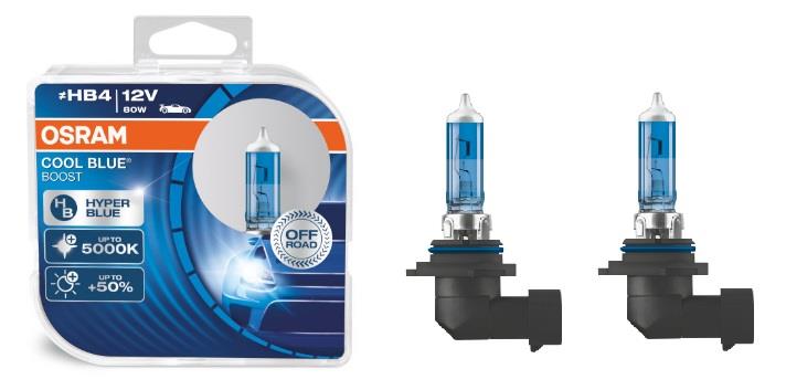 Лампа галогенная Osram Cool Blue Boost HB4 12V 80W (2 шт.) (69006CBBHCB) Osram 69006CBB-HCB