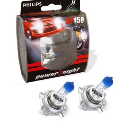 Лампа галогенная Philips Power2Night GT150 H4 12V 6055W (2 шт.) (12342GT150S2) Philips 12342GT150S2