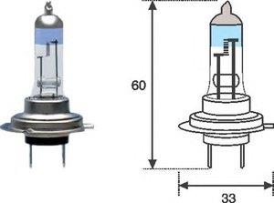 Автолампа H7 12V 55W цоколь Px26d + 50 яркости (H712XL) Magneti marelli H7 12 XL