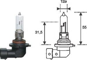 Автолампа HB3 12V 60W цоколь P20d (HB312) Magneti marelli HB3 12