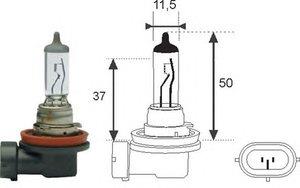 Лампа галогенная H8 12V 35W (H812) Magneti marelli H8 12