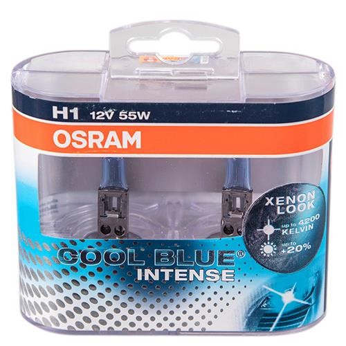 Автолампа OSRAM Cool Blue Intense +20% H1 12V 55W P14.5s (64150CBI-HCB BOX) (64150CBIBOX) Osram 64150CBI BOX