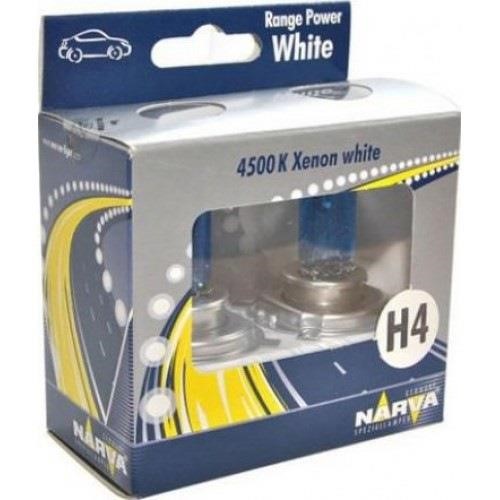 Лампа галогенная Narva RangePowerWhite H4 12V 6055W (48680) Narva 48680