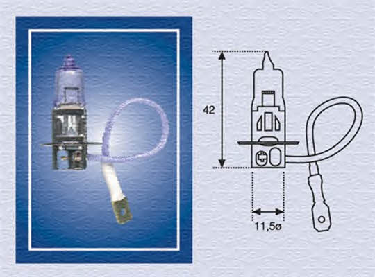 Лампа галогенная H3 24V 70W (002554100000) Magneti marelli 002554100000