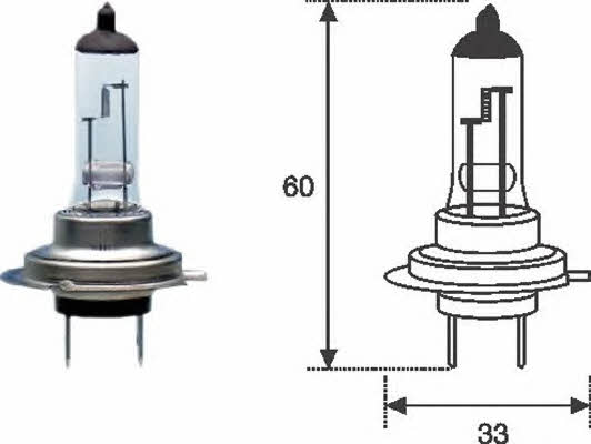 Лампа галогенная H7 12V 55W (002557100000) Magneti marelli 002557100000