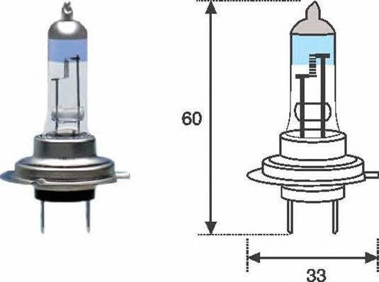 Лампа галогенная H7 12V 55W (002586100000) Magneti marelli 002586100000