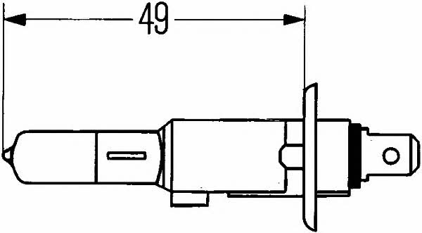 Лампа галогенная H1 12V 55W (8GH002089131) Hella 8GH 002 089-131