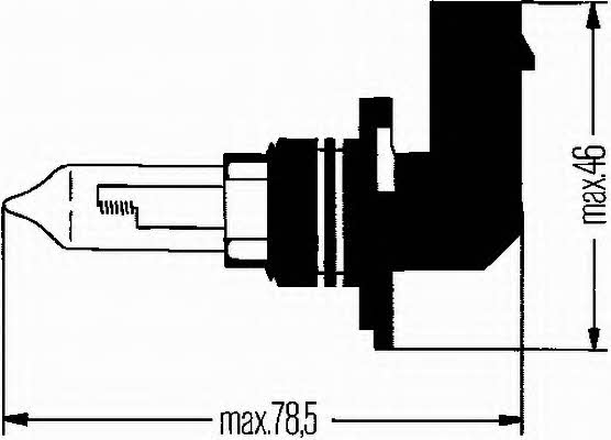 Лампа галогенная HB3 12V 60W (8GH005635121) Hella 8GH 005 635-121