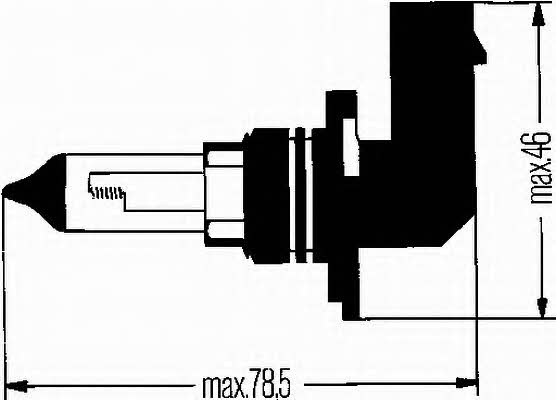 Лампа галогенная HB4 12V 55W (8GH005636121) Hella 8GH 005 636-121