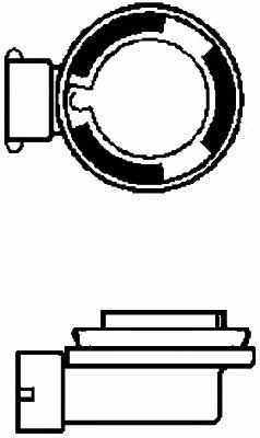 Лампа галогенная H8 12V 35W (8GH008356151) Hella 8GH 008 356-151