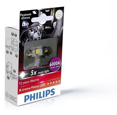 Лампа светодиодная Festoon 43 24V SV8,5 (249466000KX1) Philips 249466000KX1