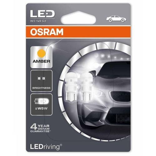 Лампа светодиодная Osram LEDriving Standart T10 12V W2,1x9,5d (2 шт.) (2880YE02B) Osram 2880YE-02B