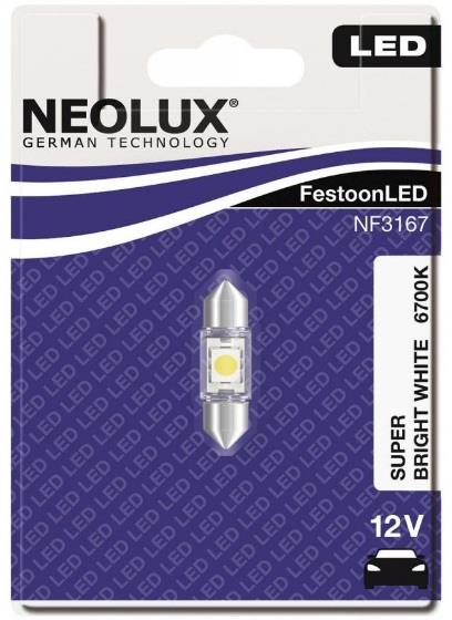 Лампа светодиодная Festoon 31 12V SV8,5 (NF3167) Neolux NF3167