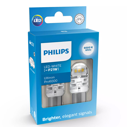 Лампа светодиодная Philips Ultinon Pro6000 SI P21 12V (11498CU60X2)