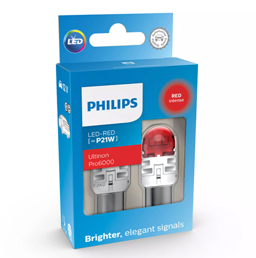 Лампа светодиодная Philips Ultinon Pro6000 SI P21 12V (11498RU60X2)