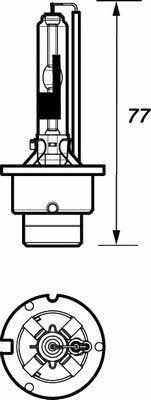 Лампа ксеноновая D2R 85V 35W (VBUD2R) Motorquip VBUD2R