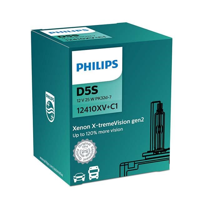 Лампа ксеноновая Philips X-tremeVision D5S 12V 25W (12410XV2C1) Philips 12410XV2C1