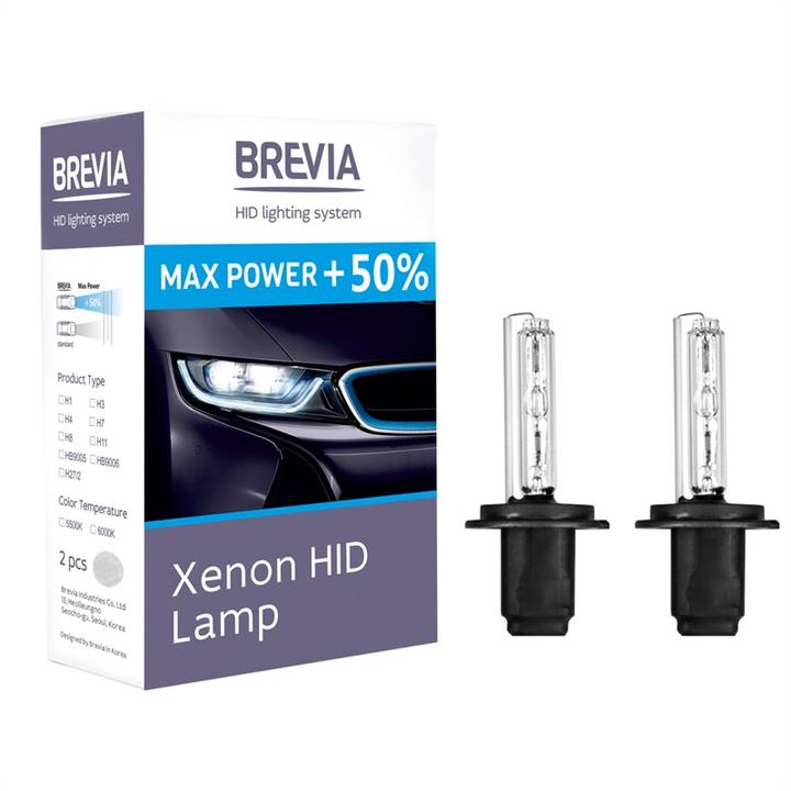 Лампа ксеноновая Brevia Max Power +50% H3 12V 35W (2 шт.) (12350MP) Brevia 12350MP