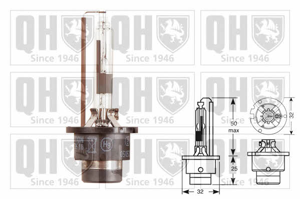 Лампа ксеноновая D2R 85V 35W (QBL126G) Quinton Hazell QBL126G