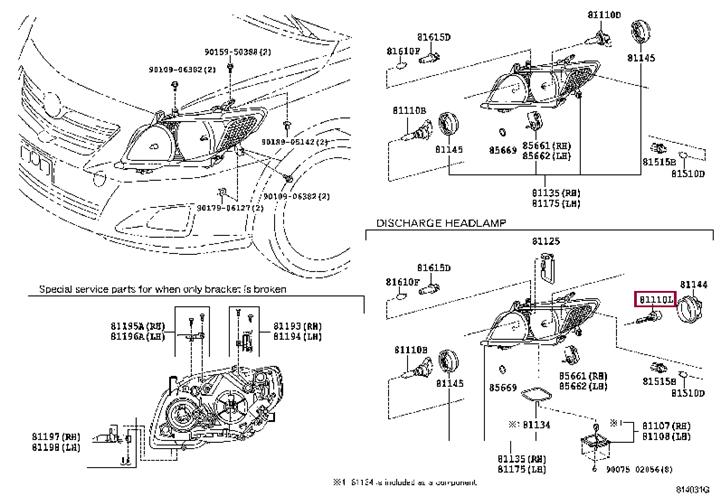 Лампа ксеноновая (9098120029) Toyota 90981-20029