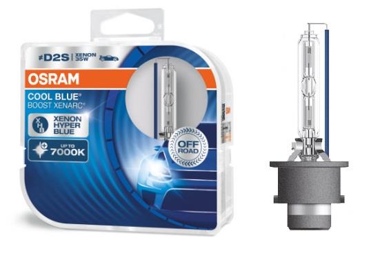 Лампа ксеноновая Osram Cool Blue Boost Xenarc D2S 85V 35W 7000K (2 шт.) (66240CBBHCB) Osram 66240CBB-HCB