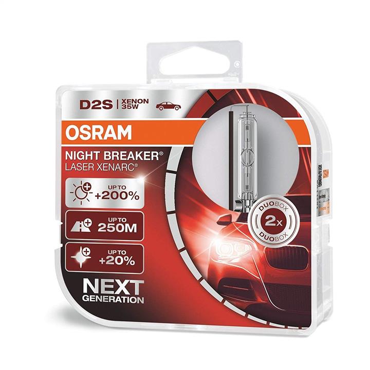 Лампа ксеноновая Osram Night Breaker Laser Xenarc D2S 42V 35W (2 шт.) (66240XNLHCB) Osram 66240XNL-HCB