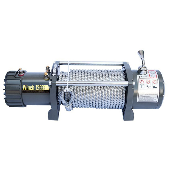 Лебедка Electric Winch 12000 12В стальной трос