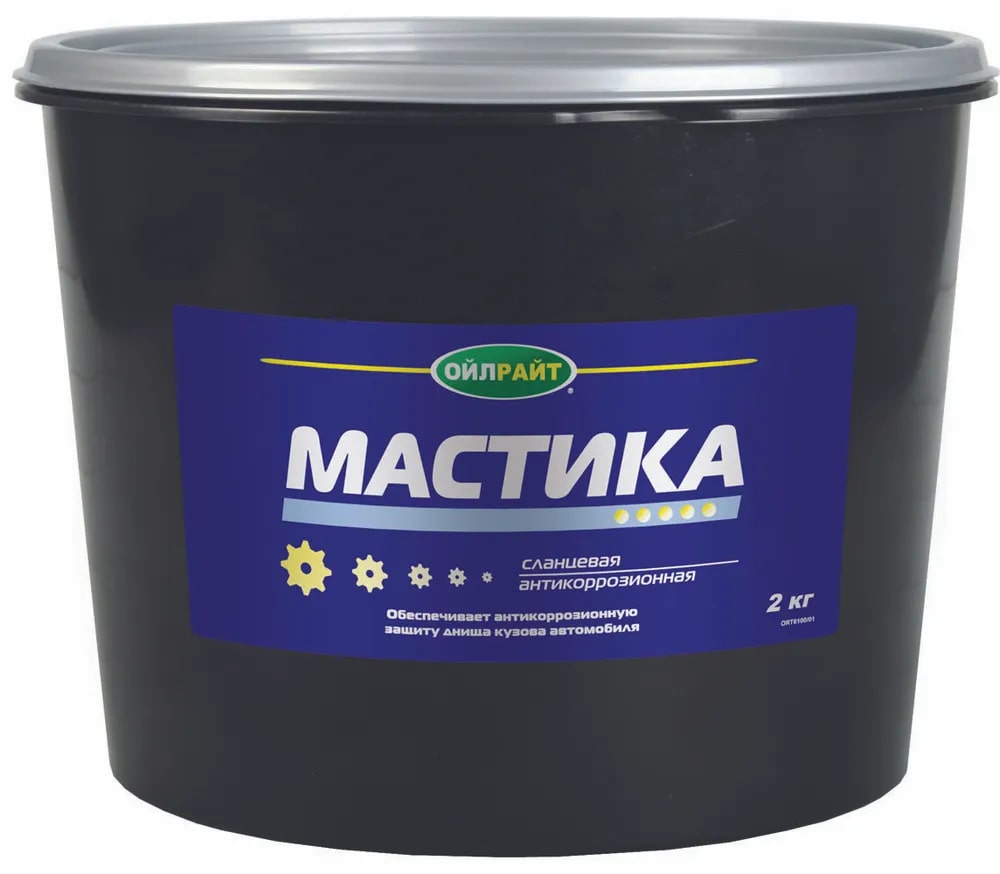 Мастика сланцевая антикоррозионная Oilright 2 кг