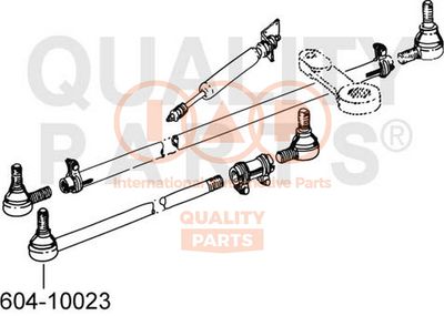 60410023 IAP QUALITY PARTS Наконечник поперечной рулевой тяги