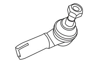363833 WXQP Наконечник поперечной рулевой тяги