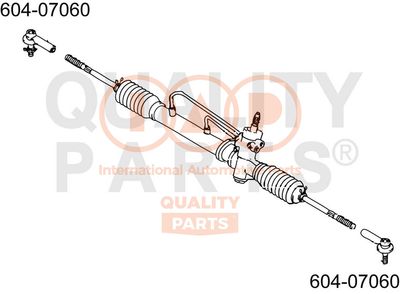 60407060 IAP QUALITY PARTS Наконечник поперечной рулевой тяги