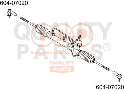 60407020 IAP QUALITY PARTS Наконечник поперечной рулевой тяги