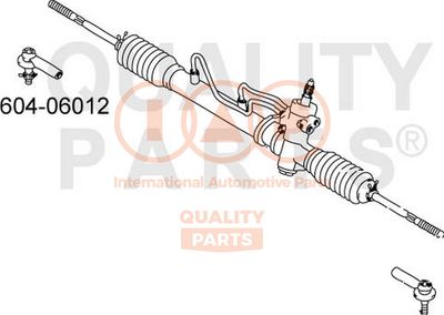 60406012 IAP QUALITY PARTS Наконечник поперечной рулевой тяги