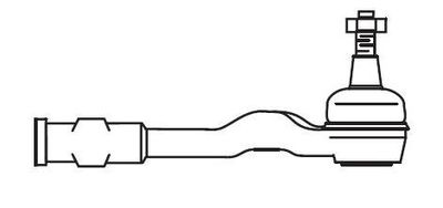 F4591 FRAP Наконечник поперечной рулевой тяги