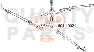 60410021 IAP QUALITY PARTS Наконечник поперечной рулевой тяги