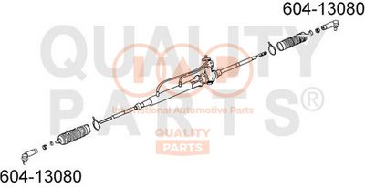 60413080 IAP QUALITY PARTS Наконечник поперечной рулевой тяги