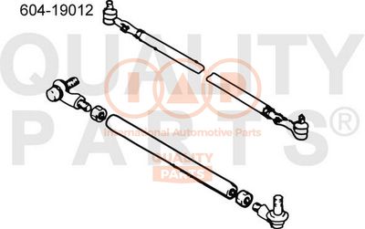 60419012 IAP QUALITY PARTS Наконечник поперечной рулевой тяги