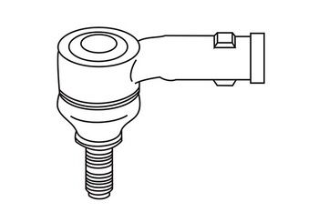 361571 WXQP Наконечник поперечной рулевой тяги