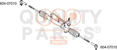 60407010 IAP QUALITY PARTS Наконечник поперечной рулевой тяги