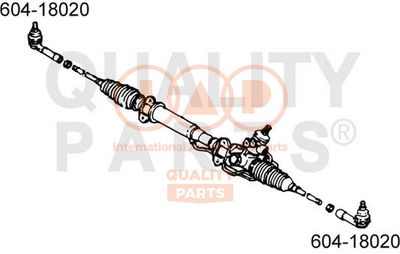 60418020 IAP QUALITY PARTS Наконечник поперечной рулевой тяги