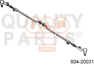 60420031 IAP QUALITY PARTS Наконечник поперечной рулевой тяги