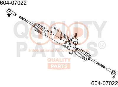 60407022 IAP QUALITY PARTS Наконечник поперечной рулевой тяги