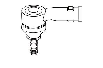 361527 WXQP Наконечник поперечной рулевой тяги