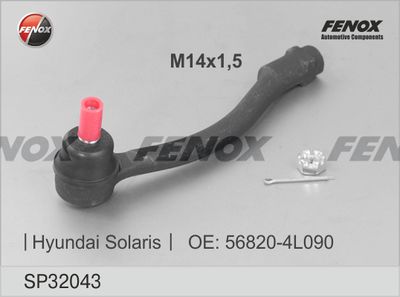 SP32043 FENOX Наконечник поперечной рулевой тяги