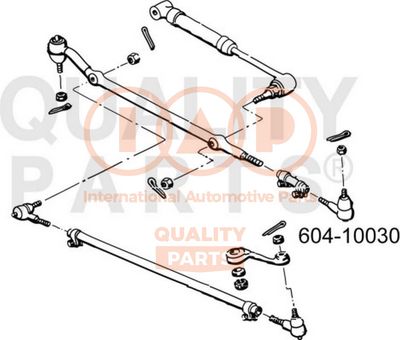 60410030 IAP QUALITY PARTS Наконечник поперечной рулевой тяги